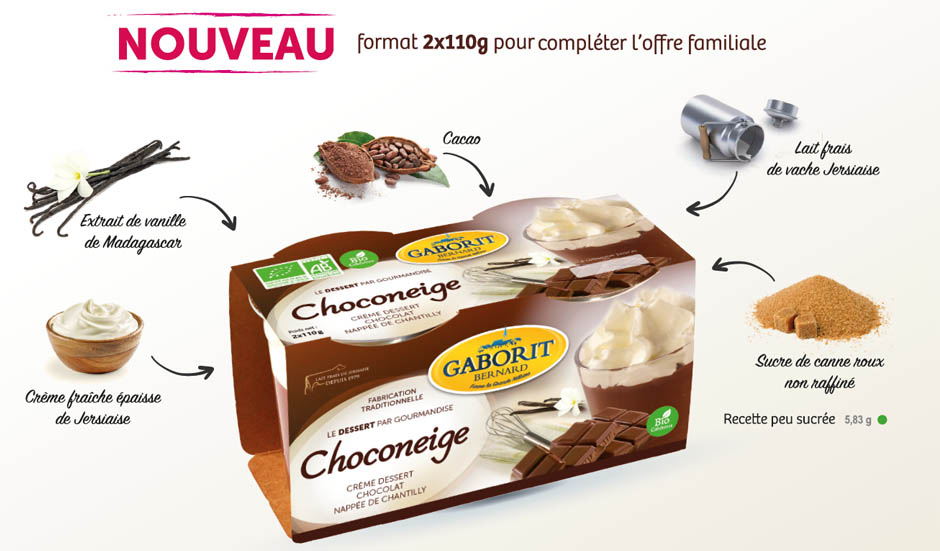 Chocolys - Crème au chocolat bio - Bernard Gaborit